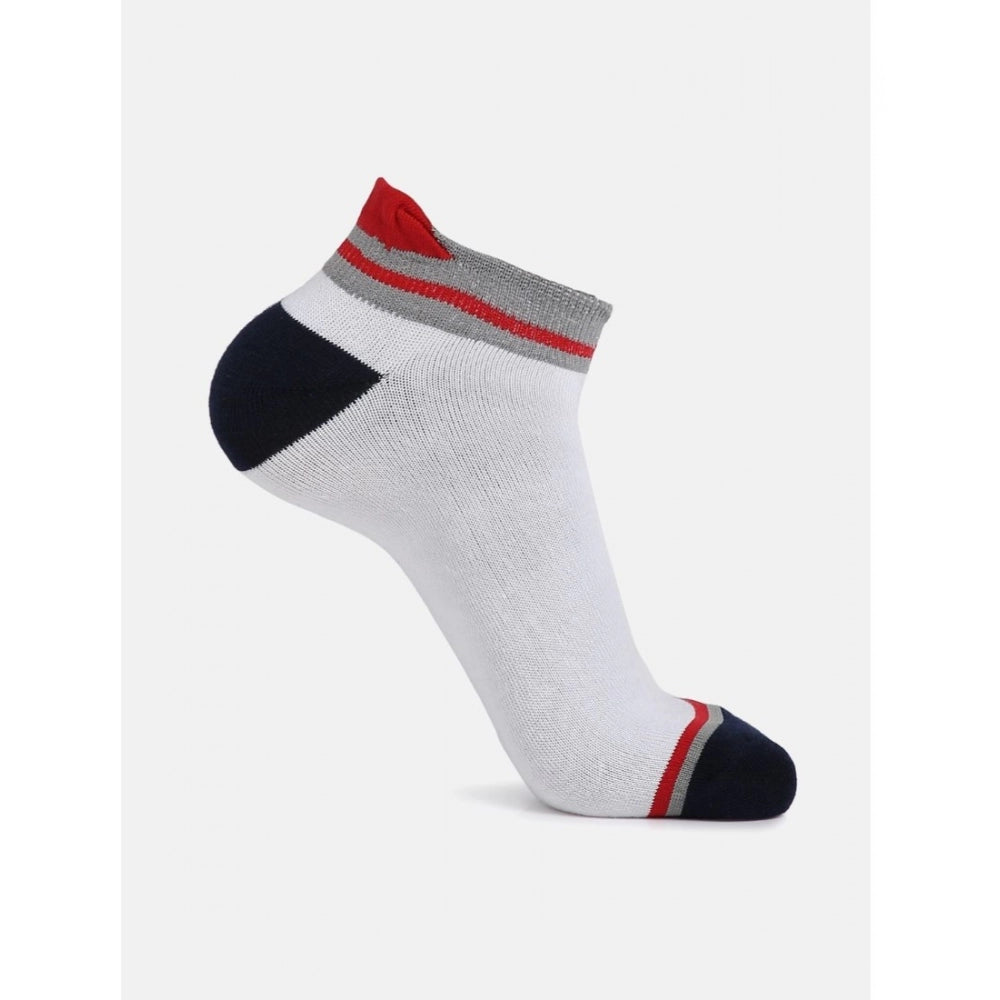 5 Pairs Unisex Casual Cotton Blended Printed Ankle length Socks (Assorted) - GillKart