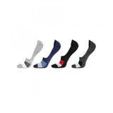 4 Pairs Unisex Casual Cotton Blended Printed No-show Socks (Assorted)