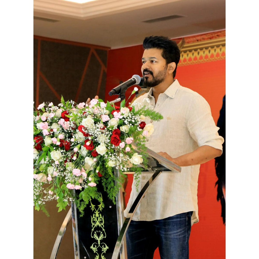 Printed TVK Vijay hard mobile case cover - 100% new, lightweight, suitable for all phones, protects from scratches and chips