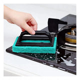 Assorted color multipurpose tile scrubbers with handles: Durable alox brushes for sparkling kitchens and floors, ideal for tough stains and hard-to-reach areas