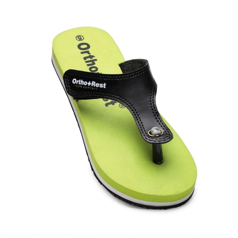 Unisex green rubber slipper orthopedic