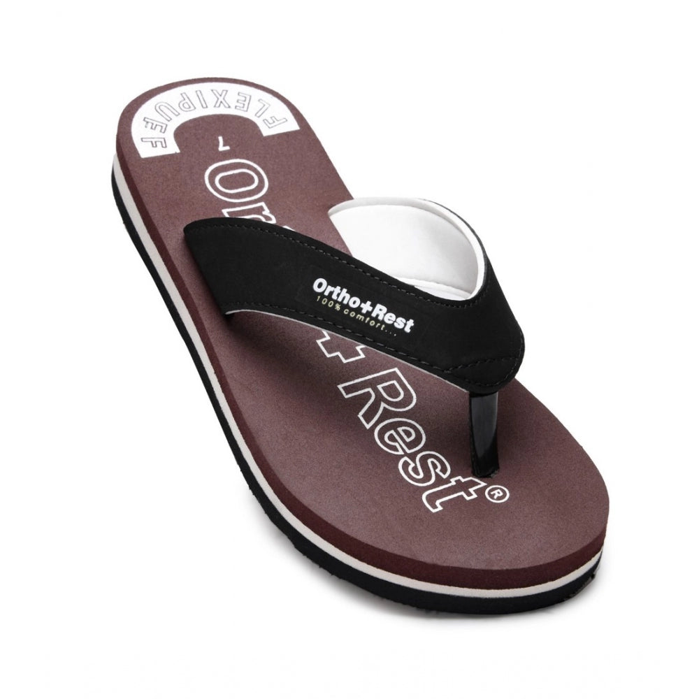Unisex Rubber Comfortable Orthopedic Doctor Slipper and Flip Flops (Maroon) - GillKart