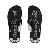 Unisex blue slippers with orthopedic support