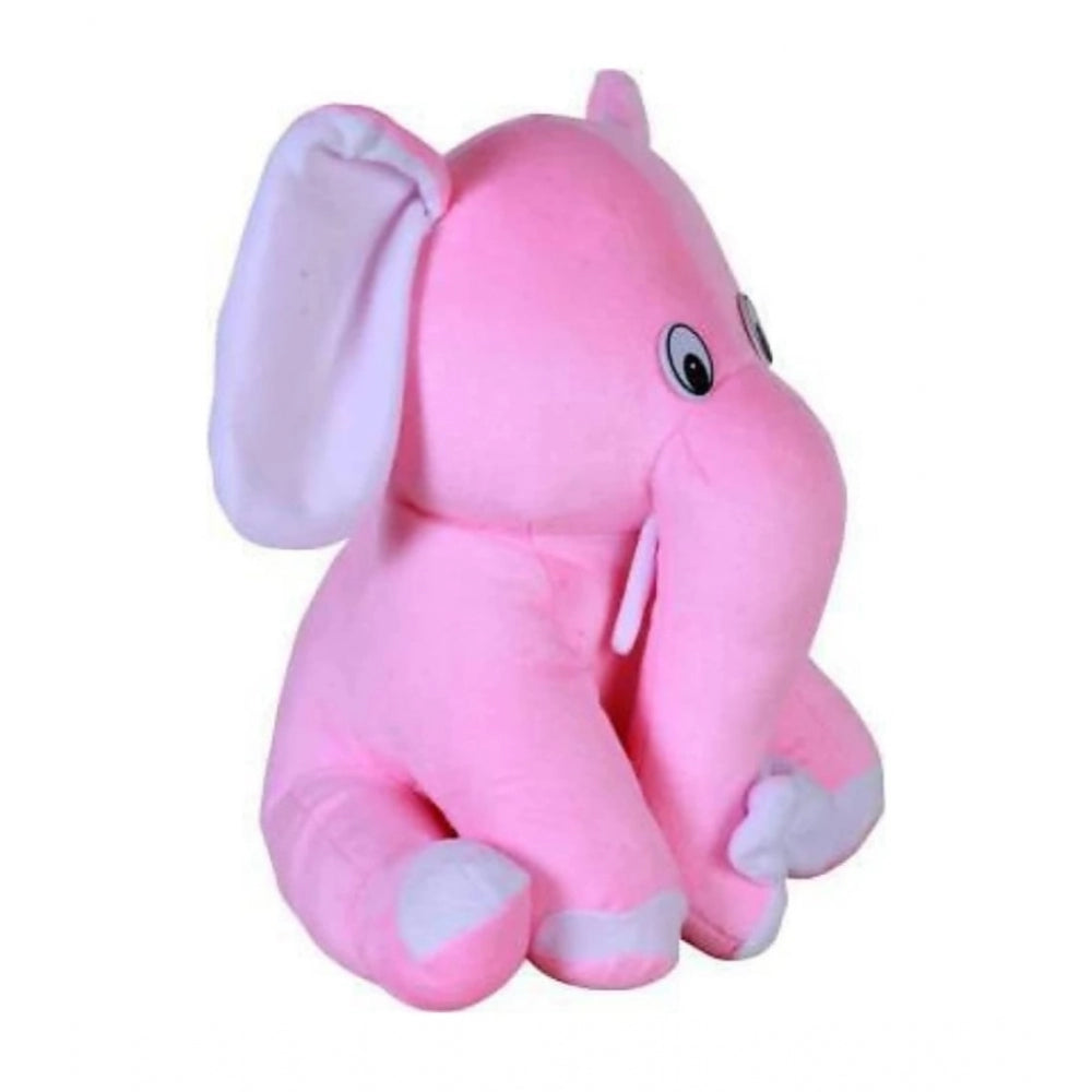 Pink cotton fiber elephant toy, ideal for car dashboard, office, or home as a gift