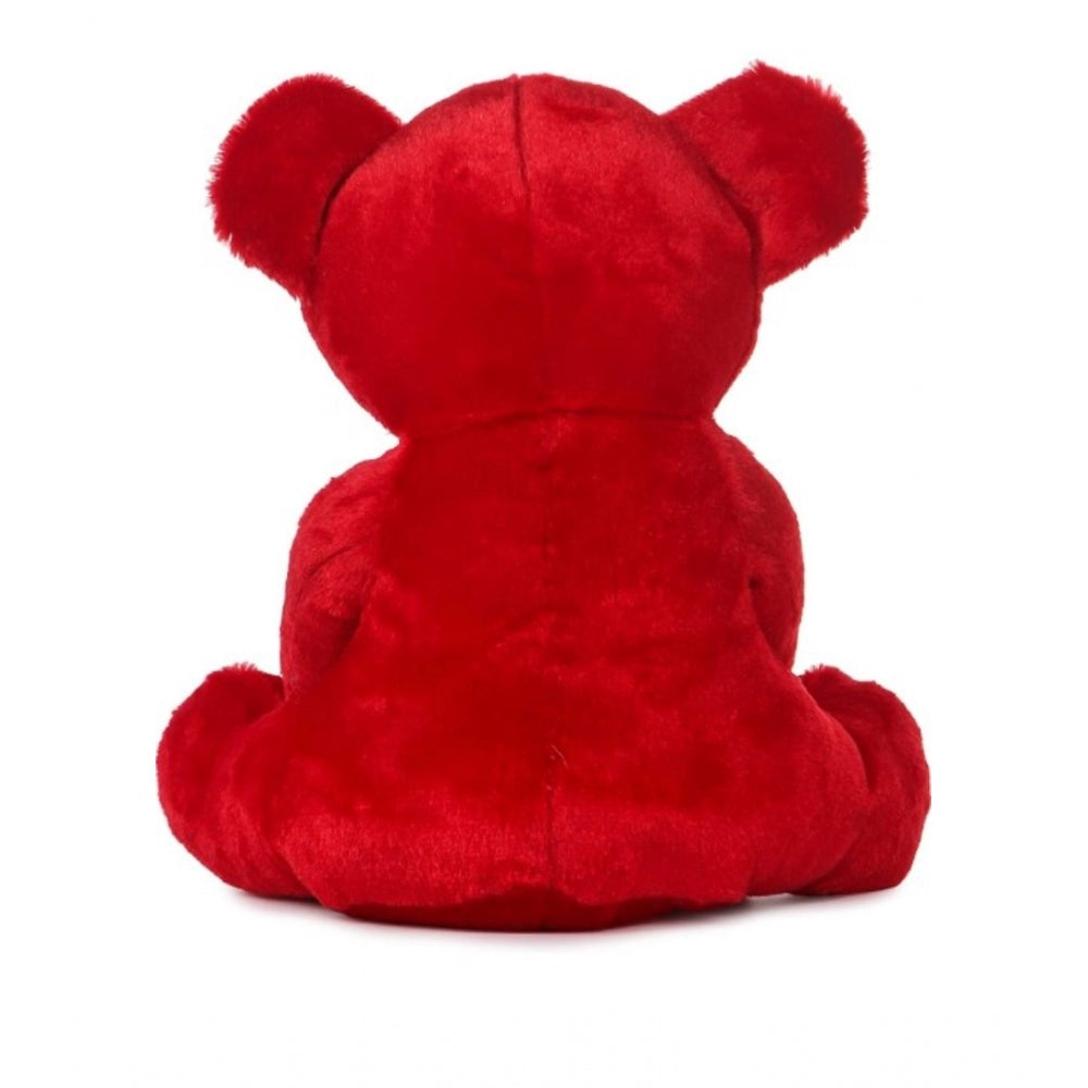 Red cotton fiber mother-and-baby teddy bear, perfect gift for loved ones, versatile placement options including car dashboard, office, or home
