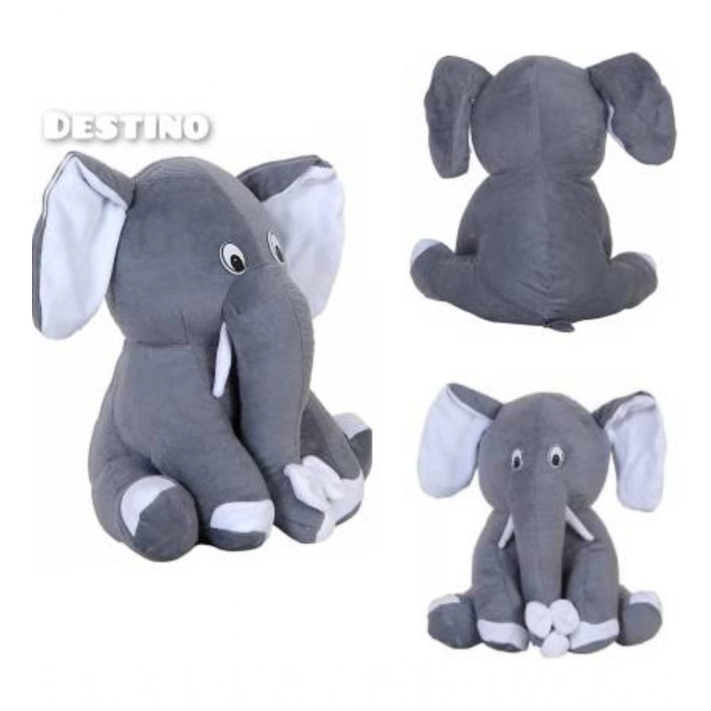 Grey cotton fiber elephant toy, perfect for cars, offices, homes, great gift for loved ones