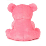 Pink cotton fiber mother-baby teddy bear, ideal for cars, offices, homes, or as a gift for loved ones