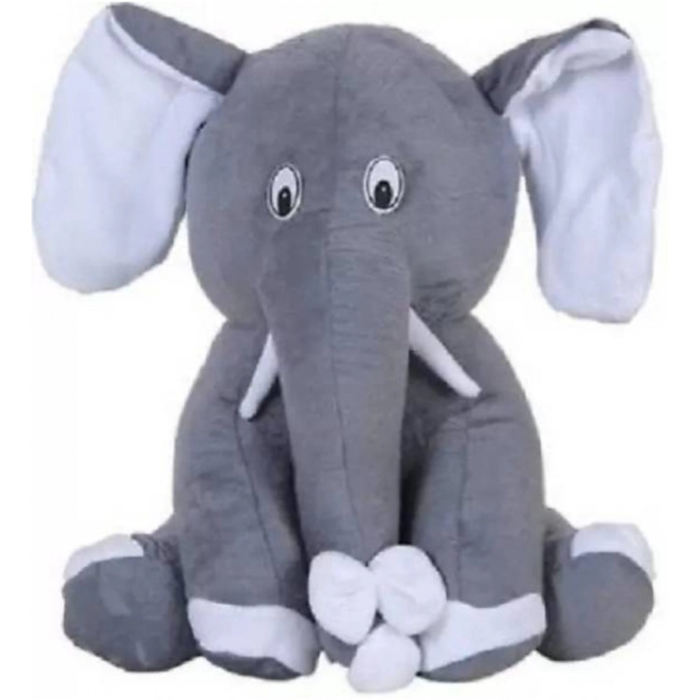 Grey cotton fiber elephant toy, perfect for cars, offices, homes, or gifts