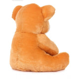 Brown cotton fiber mother-baby teddy bear, ideal for cars, offices, homes, or as a gift