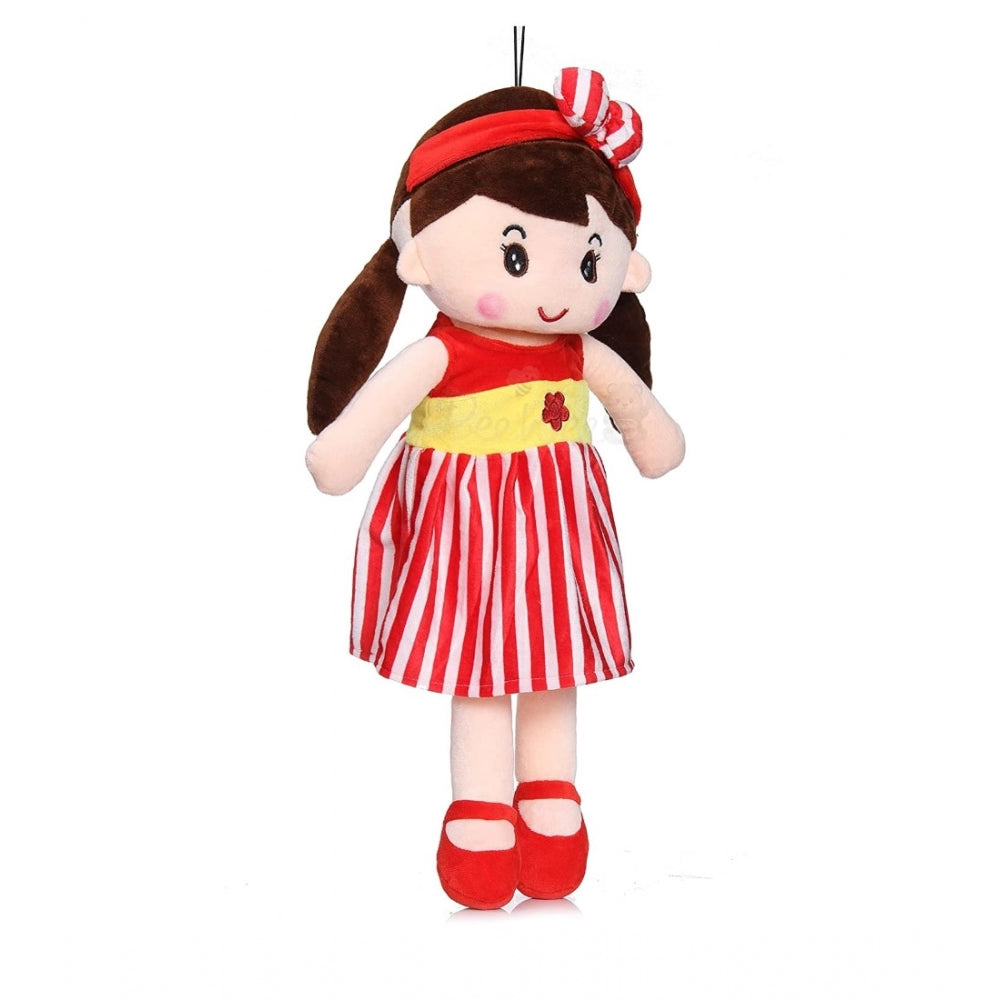 Red cotton fiber plush doll, ideal for cars, offices, homes, or gifts