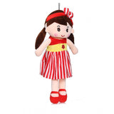 Red cotton fiber plush doll, ideal for cars, offices, homes, or gifts