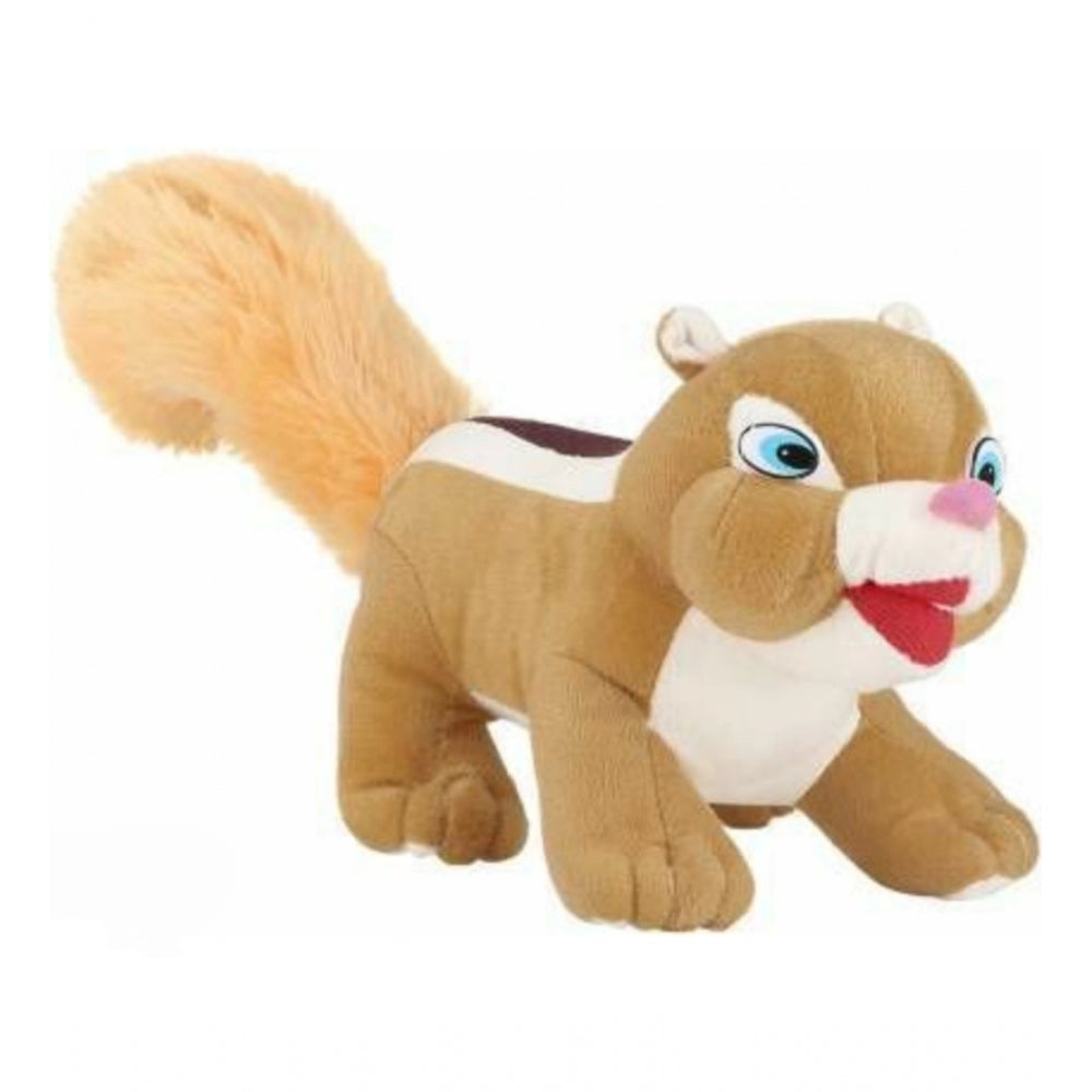 Brown cotton fiber squirrel plush toy, perfect for cars, offices, homes, or gifts