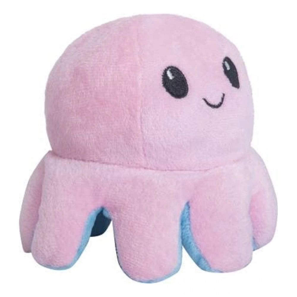 Blue cotton fiber reversible Flip Octopus toy, perfect for cars, offices, homes, or gifts