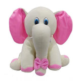 Cotton fiber pink Appu elephant plush toy, perfect for cars, offices, homes, and gifts