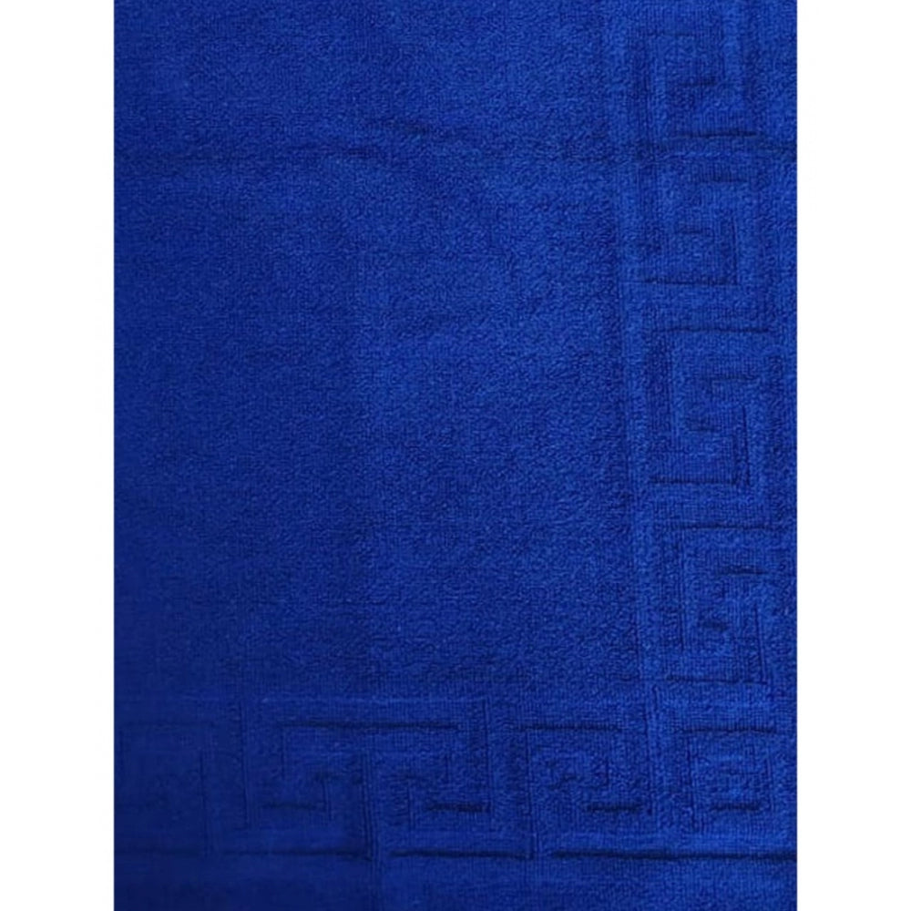 Solid Cotton Hotel Bathmats (Blue) - GillKart