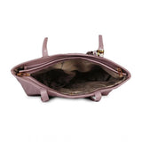 Women's Polyurethane Textured  Shoulder Bag (Blush Pink) - GillKart