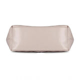 Lavender polyurethane textured shoulder bag