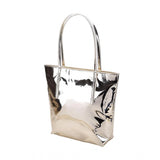 Womens synthetic shoulder bag, gold