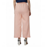Women's Casual Cotton Solid Pants (Pink) - GillKart