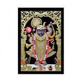Multicolored shrine deity painting, decorative synthetic photo frame