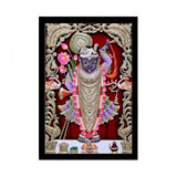 Multicolored Shrinathji painting in synthetic frame