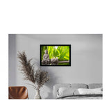 Multicolor Buddha painting in a modern photo frame