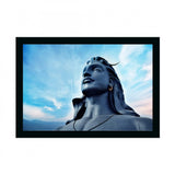 Adiyogi Mahakal Painting with Synthetic Photo Frame (Multicolor)