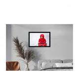 Baby Photo Painting with Synthetic Photo Frame (Multicolor)