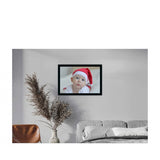 Multicolored baby photo painting in synthetic frame
