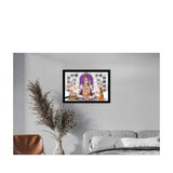 Multicolor photo frame with Lord Shiva painting