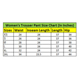 Women's Casual Cotton Lycra Solid Trouser Pants (Blue) - GillKart