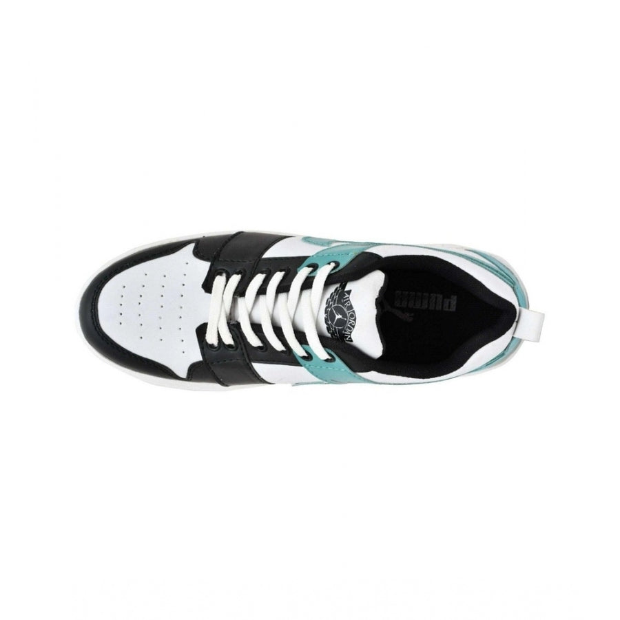 Sea-Green synthetic men's casual shoes with lace-up closure, ideal for casual occasions