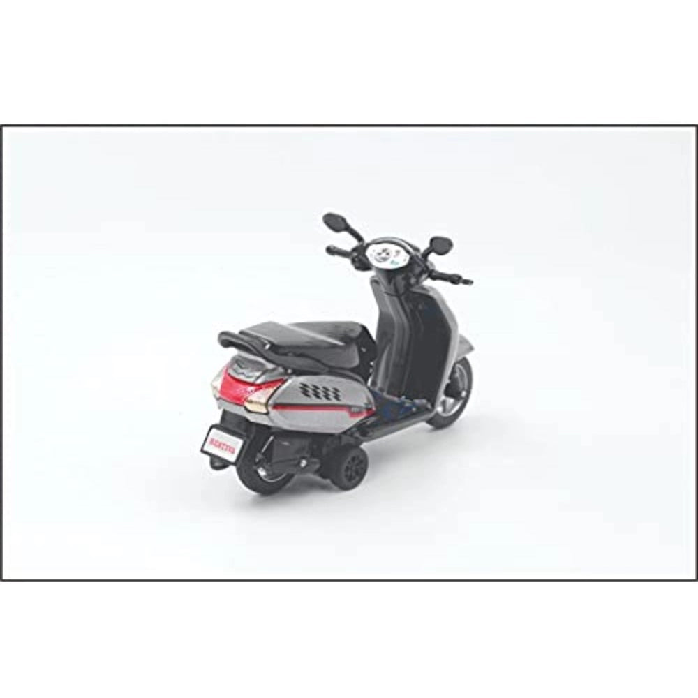 Plastic Pullback Activa Scooter (White) - GillKart