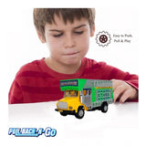 Plastic Public Resque Truck (Green &amp; Yellow) - GillKart