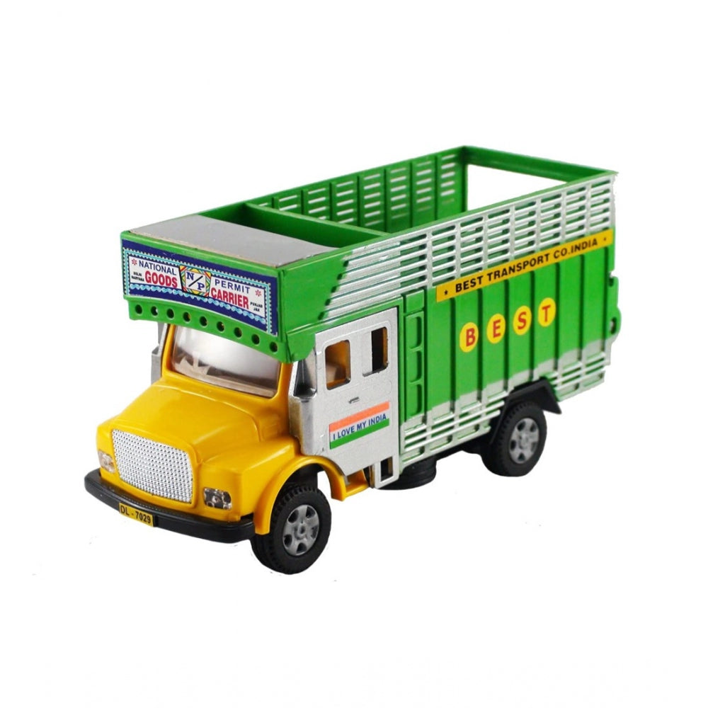 Plastic Public Resque Truck (Green &amp; Yellow) - GillKart
