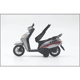 Plastic Pullback Activa Scooter (White) - GillKart