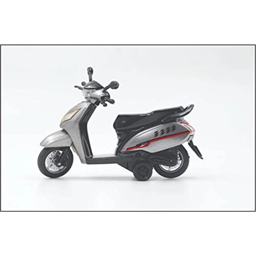 Plastic Pullback Activa Scooter (White) - GillKart