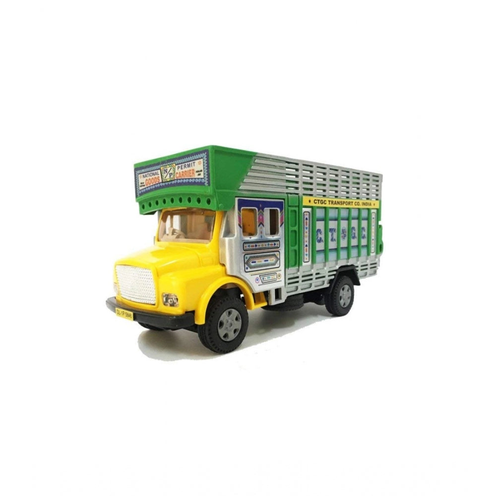 Plastic Public Resque Truck (Green &amp; Yellow) - GillKart