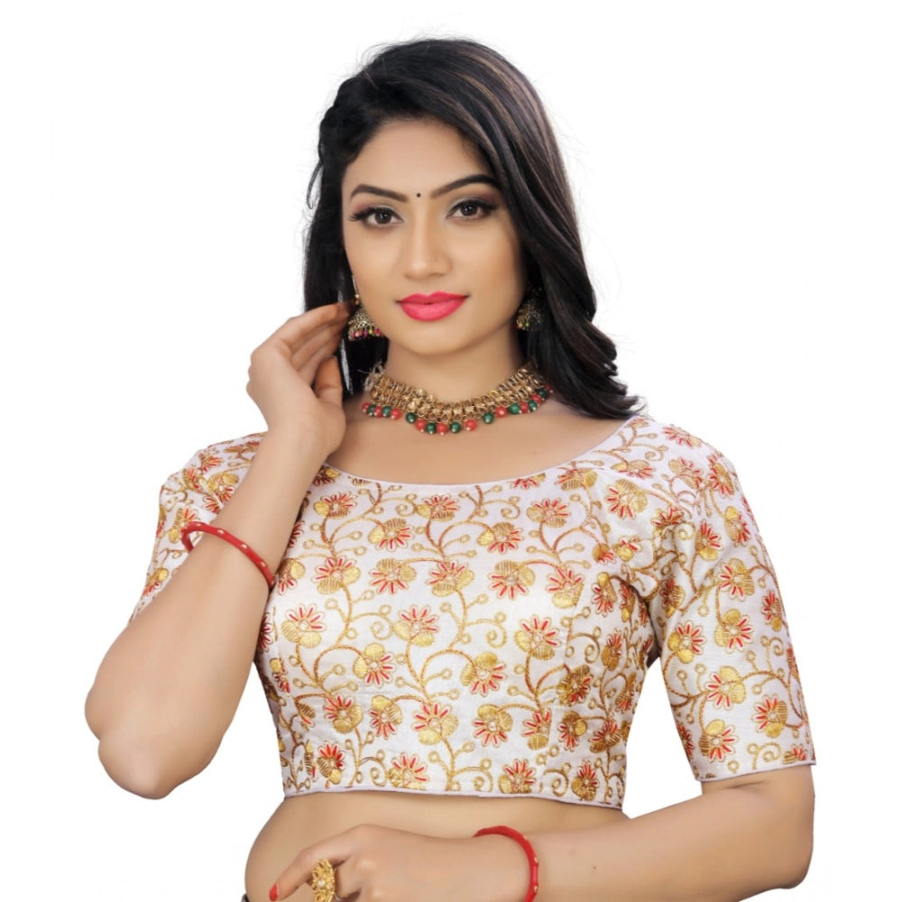 White Phantom cording blouse, half sleeve, free size for women's fashion