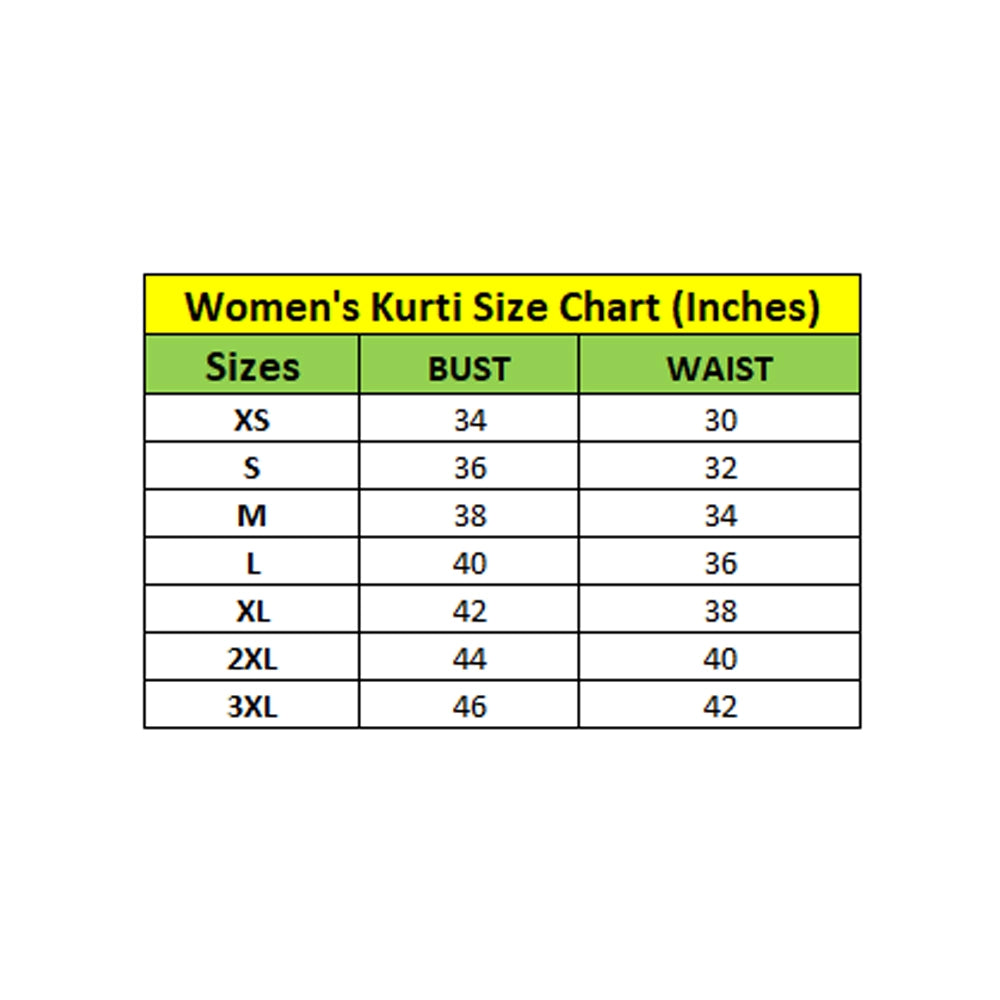 Red cotton blended printed 3/4th sleeve collar neck kurti for women