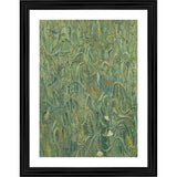 Ears of wheat painting with wood frame and multiple colors