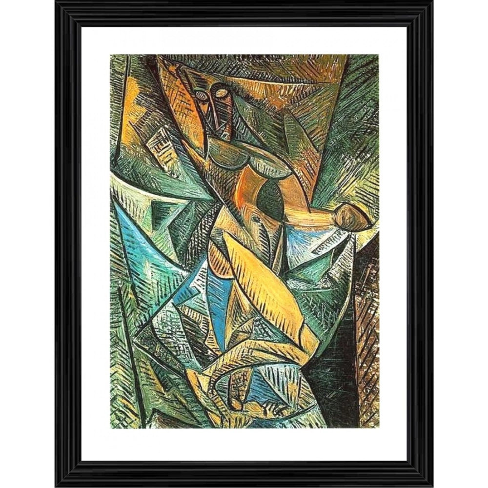 Multicolor wood-framed Dance with Veils 1907 painting on wall mount, lightweight art display