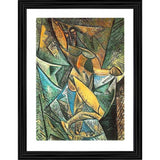 Multicolor wood-framed Dance with Veils 1907 painting on wall mount, lightweight art display