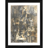 Multicolor wooden framed "Ma Jolie My Pretty" painting, lightweight for wall mount (14x18")