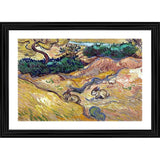 Landscape painting featuring rabbits in a sunlit meadow, oil on canvas