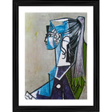 Sylvette of Jacqueline painting photo frame multicolor artwork