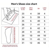 Black synthetic leather casual shoes for men on display stand