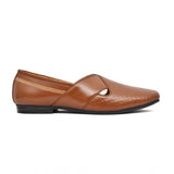 Mens Faux Leather Formal Shoes Tan