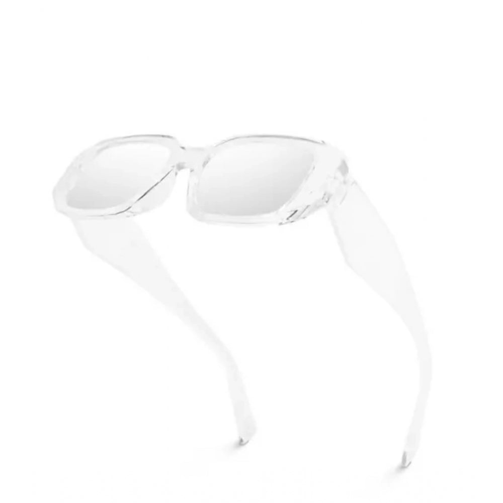 Multi-color plastic square frame unisex sunglasses with UV400 protection - Pack of 2