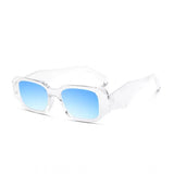 MultiColor plastic square frame unisex sunglasses, pack of 2 with UV400 protection - variations in colors may occur between images and actual products